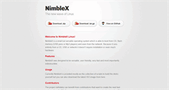 Desktop Screenshot of nimblex.net