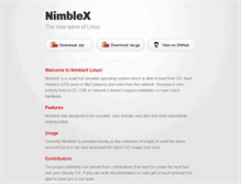 Tablet Screenshot of nimblex.net